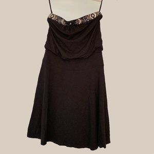 Strapless White House Black Market Dress